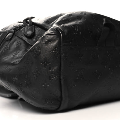 Louis Vuitton Calfskin Monogram Shadow Discovery Backpack Black 8 of 9