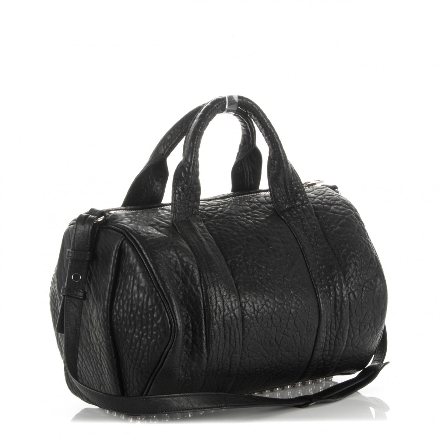 Pebbled Lambskin Rocco Black