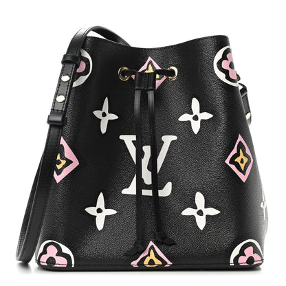 Louis Vuitton Monogram Giant Wild At Heart Neonoe MM Black 1 of 9