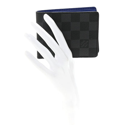 Louis Vuitton Damier Graphite Slender Wallet Blue 2 of 6