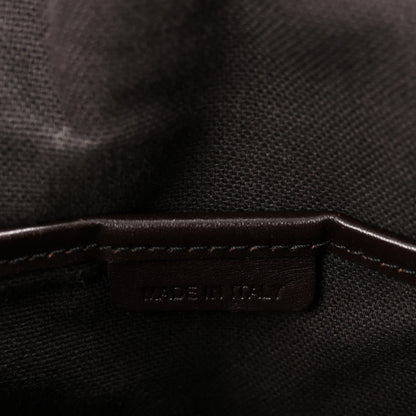 Burberry Grained Calfskin Haymarket Check Medium Golderton Tote Chocolate 7 of 10