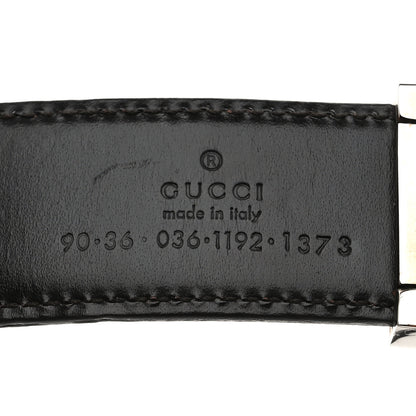 Gucci Calfskin G Logo Belt 90 36 Black 3 of 6