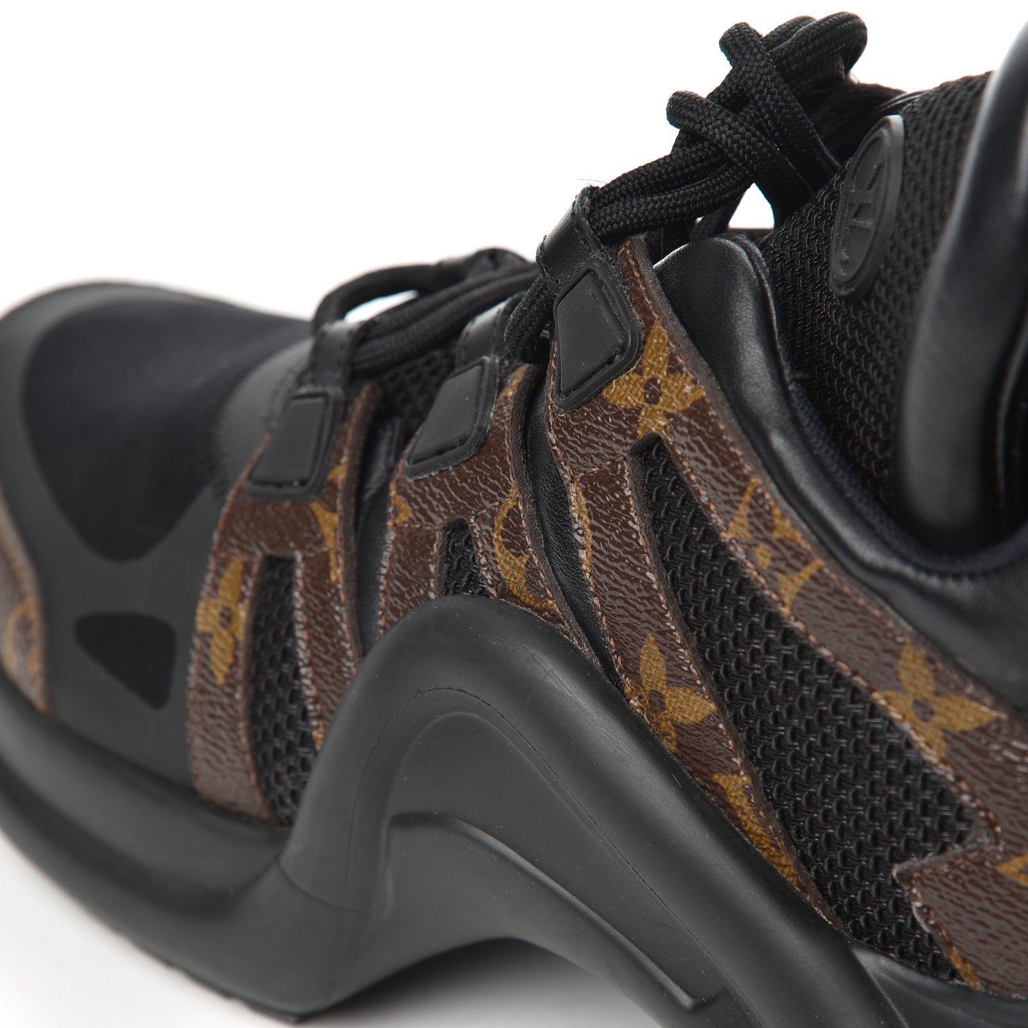 Louis Vuitton Calfskin Patent Monogram LV Archlight Sneakers 42 Black 15 of 20