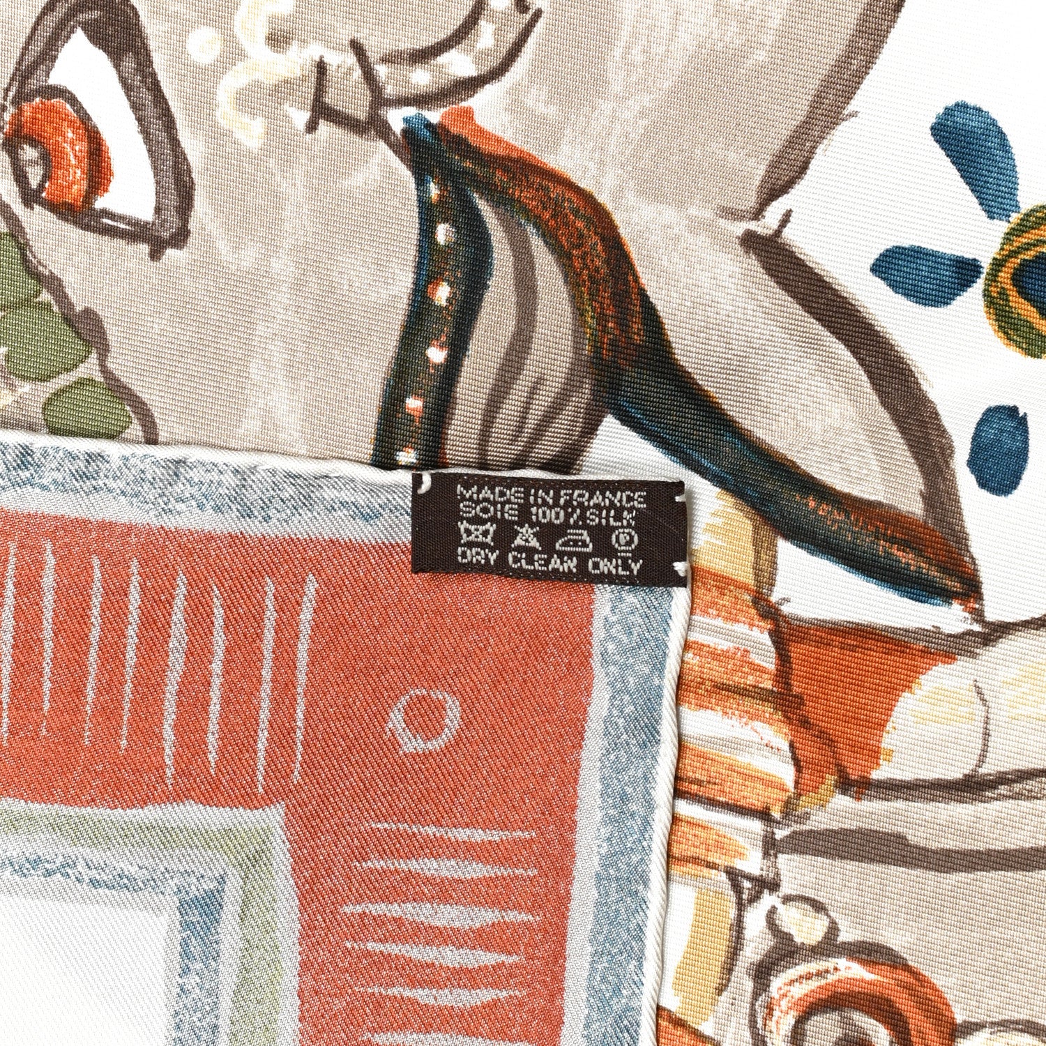 Hermes Silk Beloved India Scarf 90 3 of 3