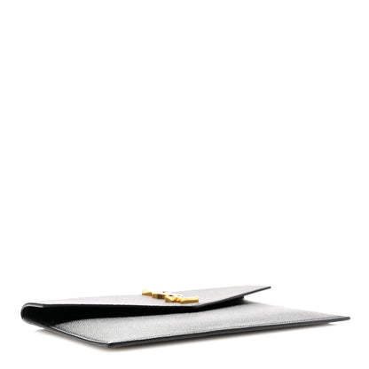 Saint Laurent Grain De Poudre Uptown Pouch Black 4 of 8
