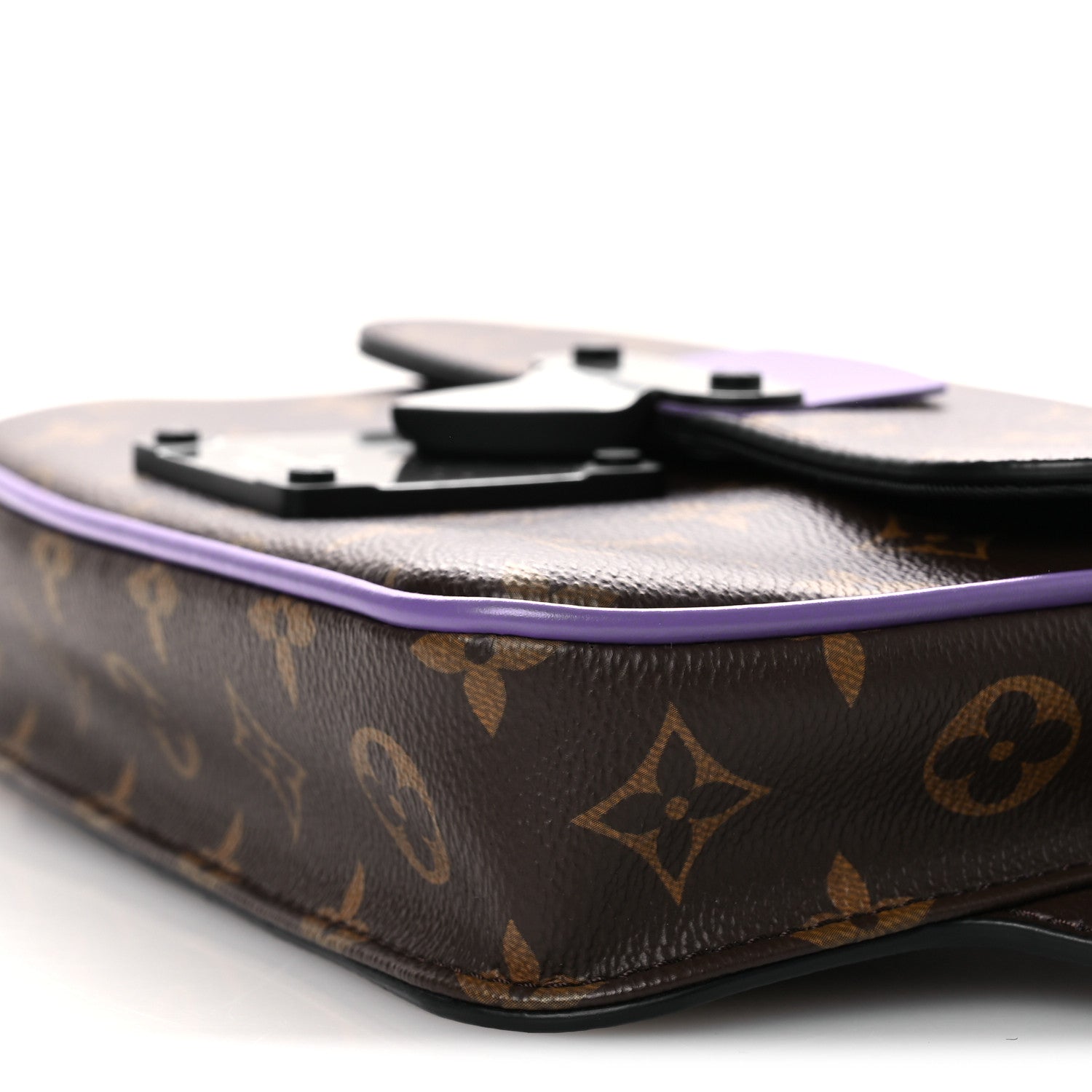 Louis Vuitton Monogram S Lock Sling Bag Purple 9 of 10