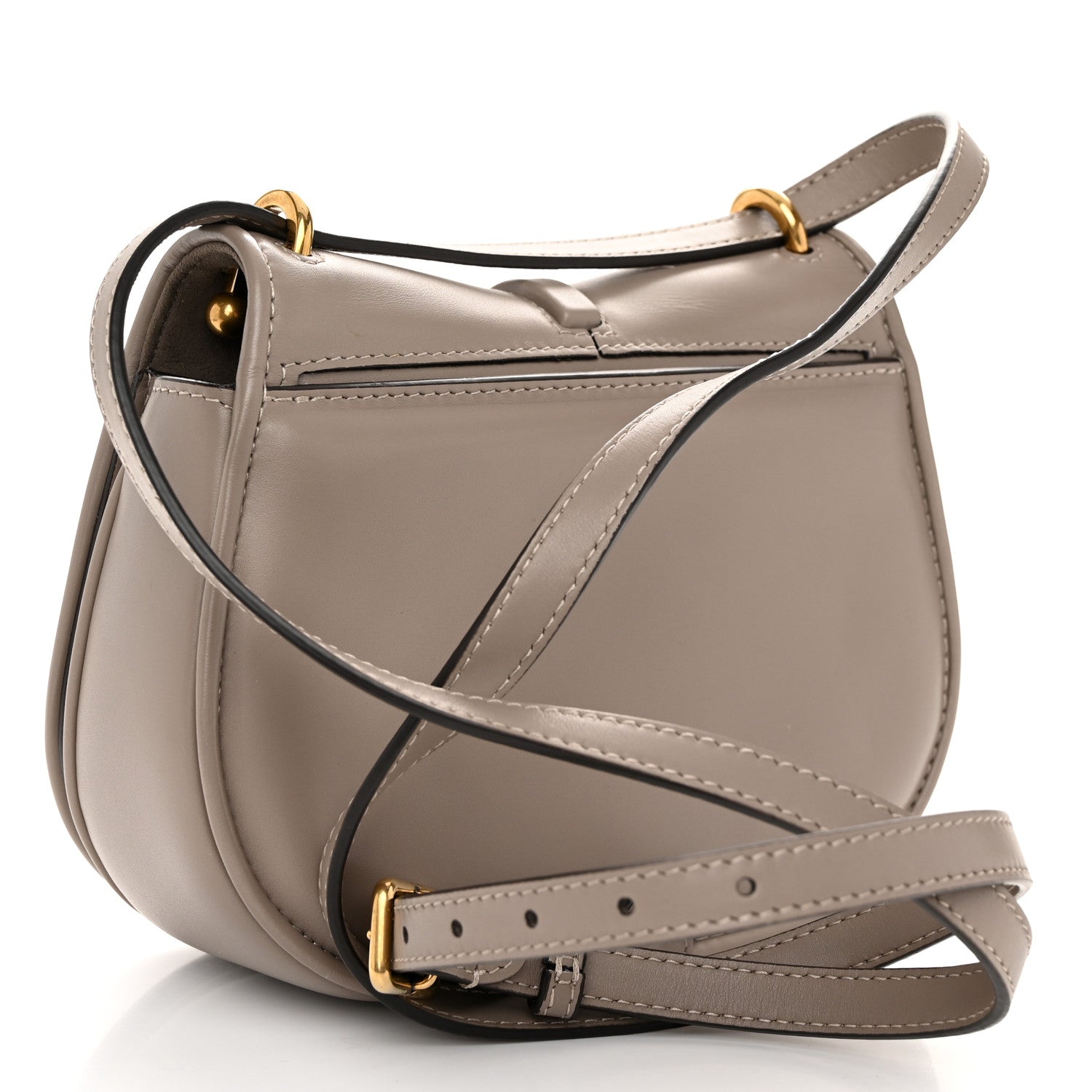 Fendi Vitello Brenta Cher Small Fendi C'mon Tortora 3 of 11