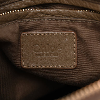 Chloe Calfskin Medium Marcie Satchel Anchor Grey 6 of 12
