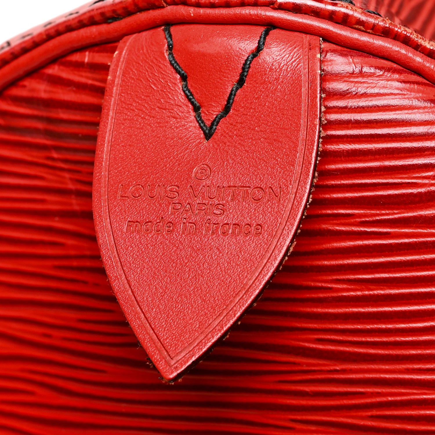 Louis Vuitton Epi Keepall 55 Castillan Red 16 of 21