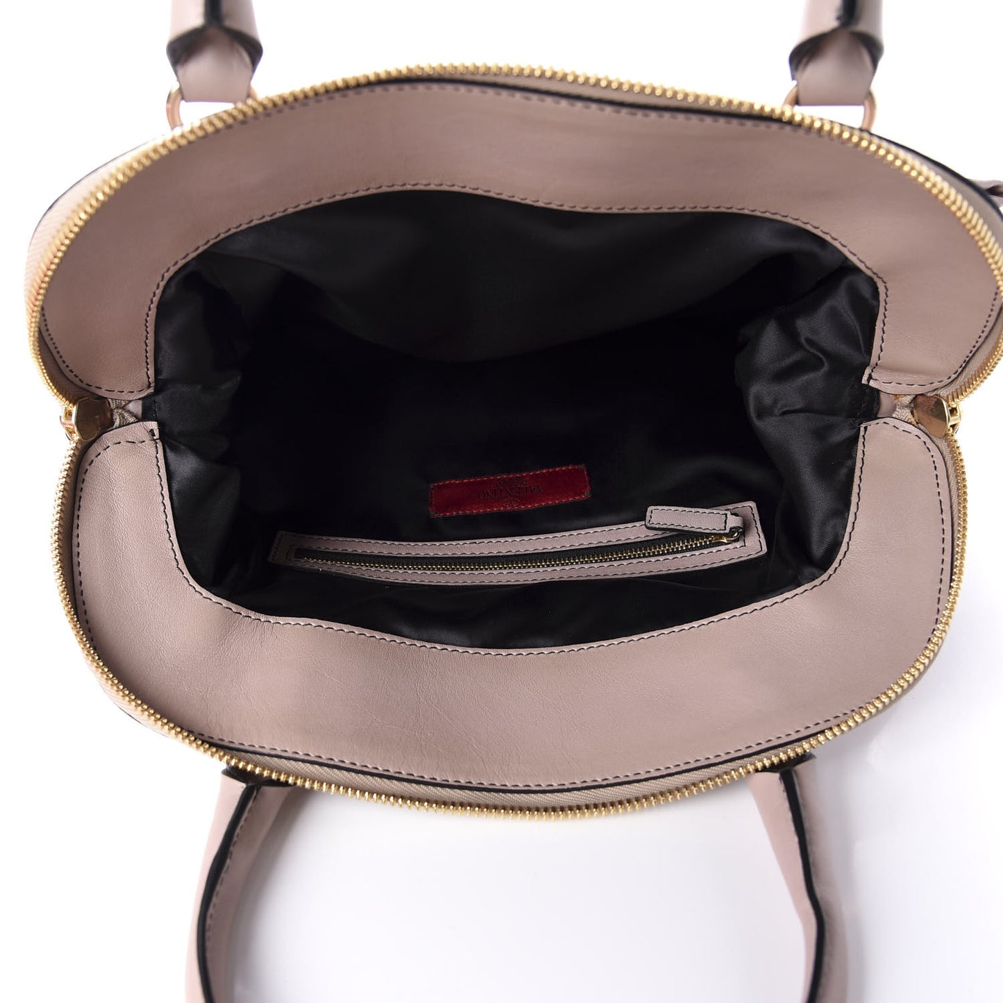Nappa Bow Dome Tote Blush Nude