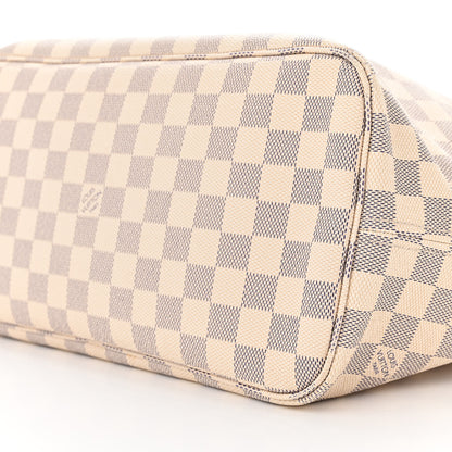 Louis Vuitton Damier Azur Neo Neverfull MM Rose Ballerine 11 of 16