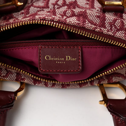 Christian Dior Monogram Small Boston Rouge Bordeaux 6 of 10