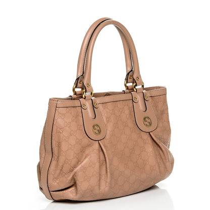 Gucci Guccissima Medium Scarlett Stud Tote Dusty Rose 3 of 6