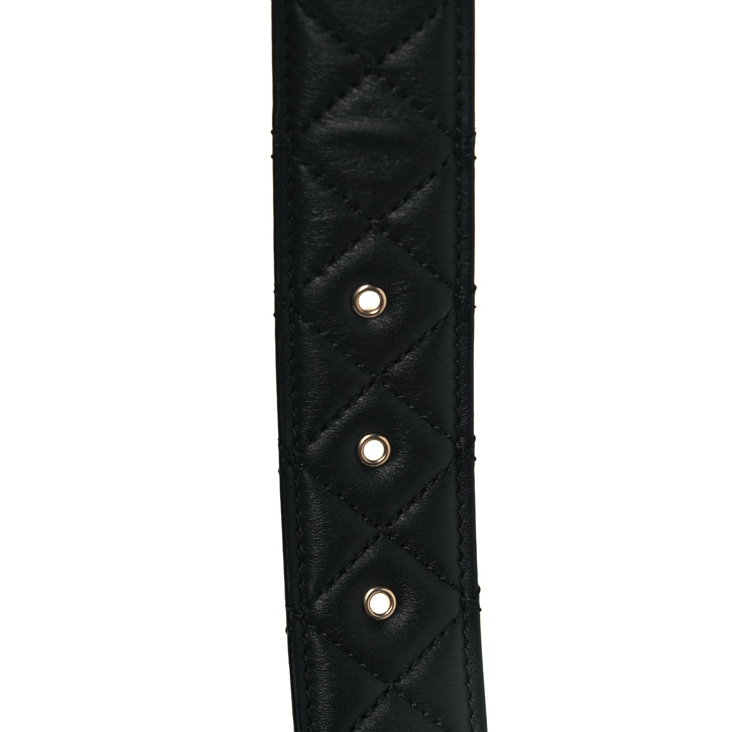 Chanel Lambskin Quilted CC Chain Belt 90 36 Black 5 of 5