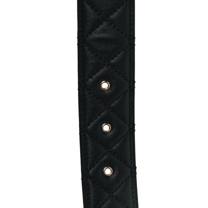 Chanel Lambskin Quilted CC Chain Belt 90 36 Black 5 of 5