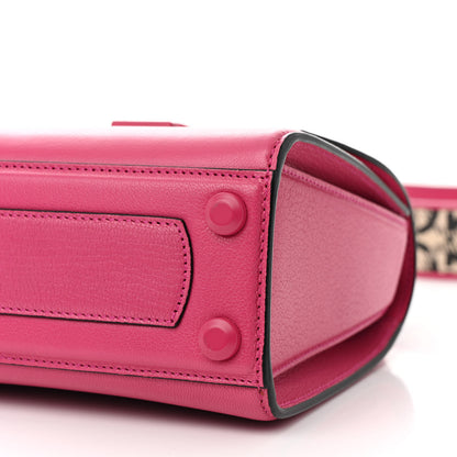 Salvatore Ferragamo Calfskin The Piccolo Boxyz Top Handle Bag Pink 10 of 21