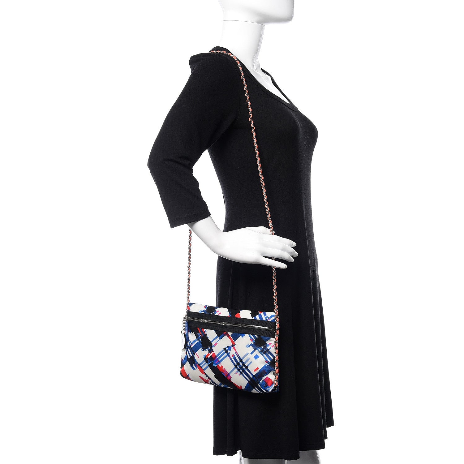 Chanel Canvas Printed Airline Crossbody Bag Multicolor 2 of 11