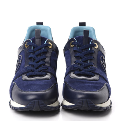 Louis Vuitton Suede Run Away Sneakers 38.5 Blue 2 of 9