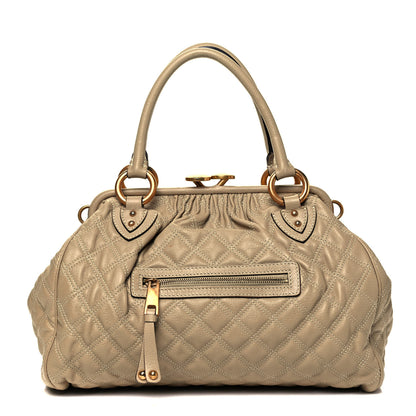 Marc Jacobs Calfskin Quilted Stam Camel 1 of 8