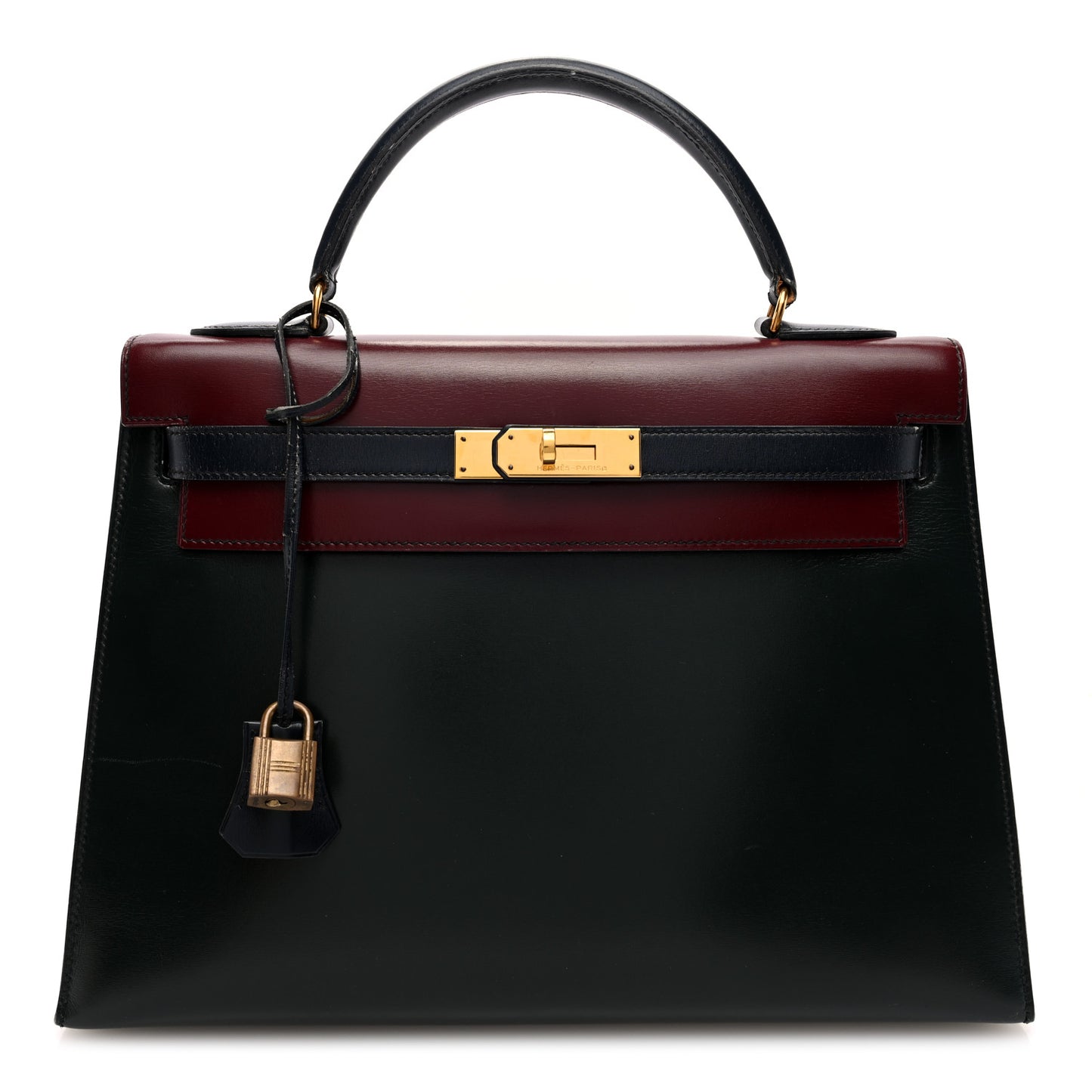 Box Tri-Color Kelly Sellier 32 Vert Fonce Rouge H Blue Indigo