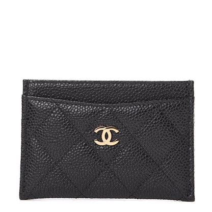 Chanel Caviar Quilted Card Holder Black 1 of 8