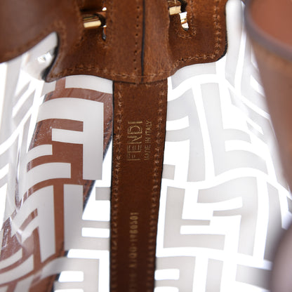 Fendi TPU FF Vitello Aura F is Fendi Grande Mon Tresor Bucket Bag White Cuoio 8 of 11