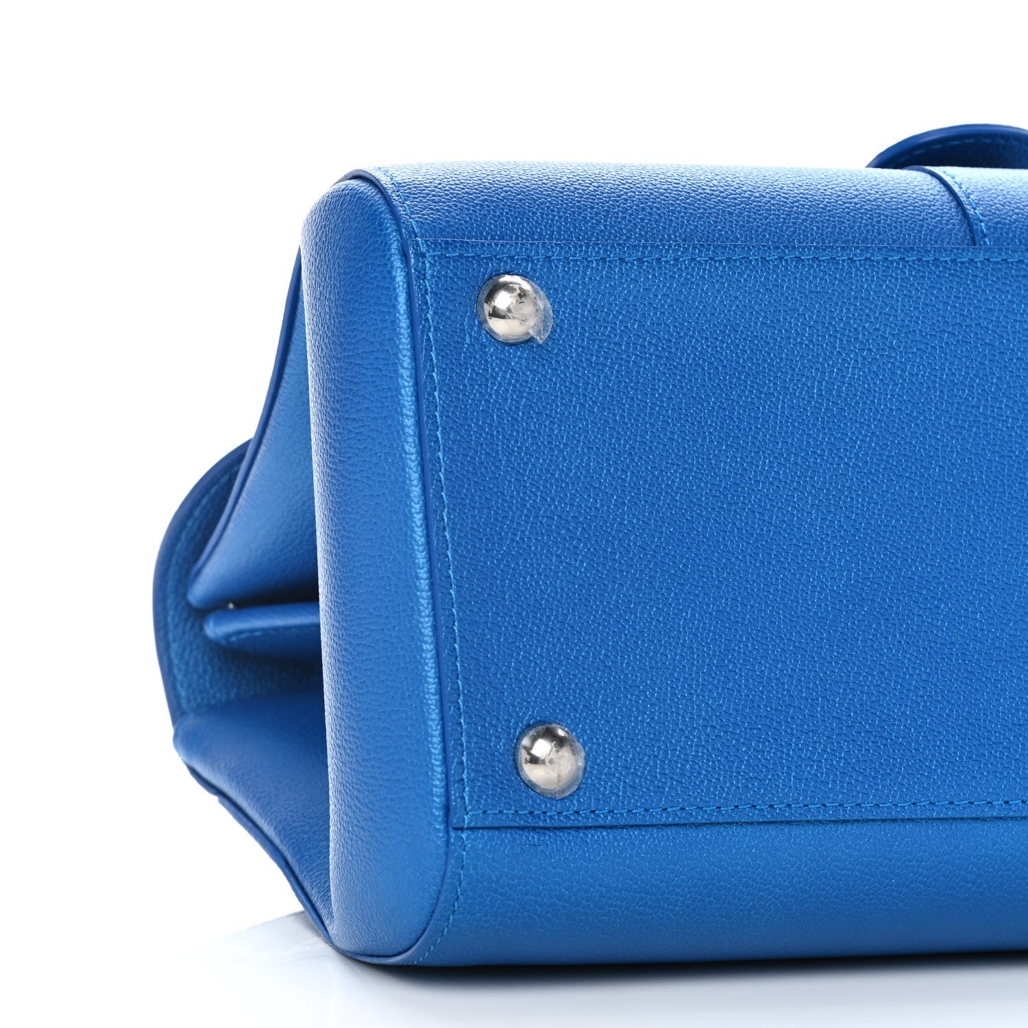 Delvaux Calfskin Mini Brillant East West Satchel Satin Electric 21 of 23
