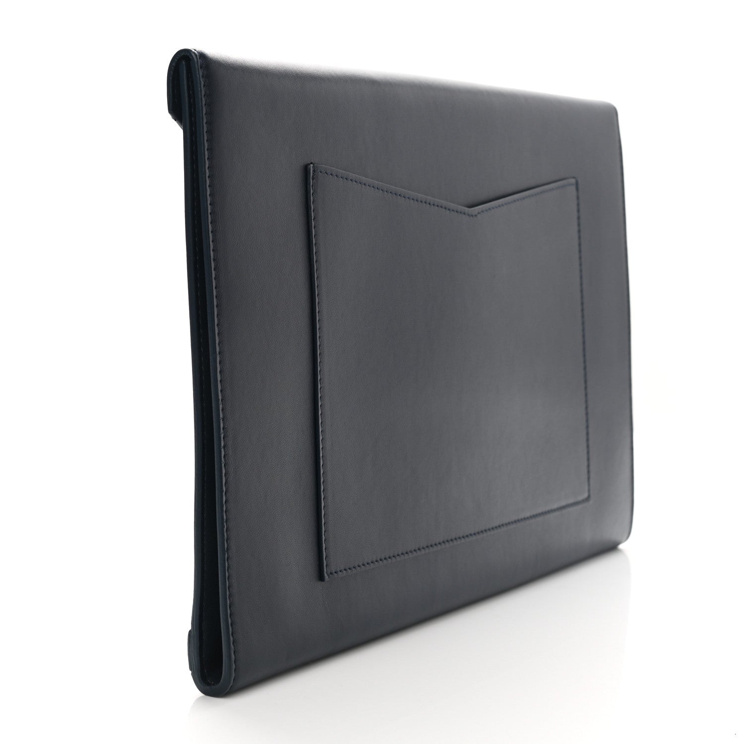 Chanel Lambskin Airline Envelope Pouch Navy 3 of 8