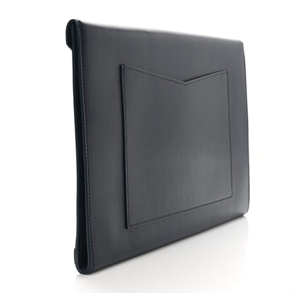 Chanel Lambskin Airline Envelope Pouch Navy 3 of 8