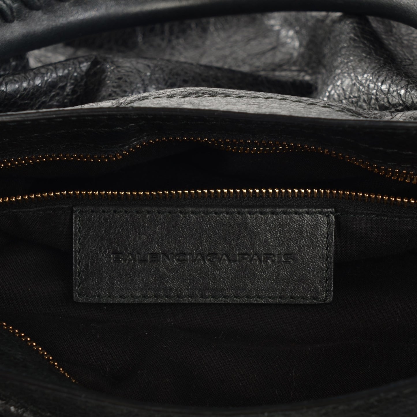 Agneau Giant 12 Rose Gold Hardware City Black