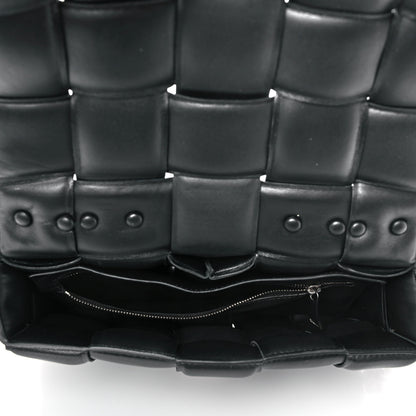 Bottega Veneta Lambskin Maxi Intreccio Padded Chain Cassette Crossbody Bag Black 5 of 10