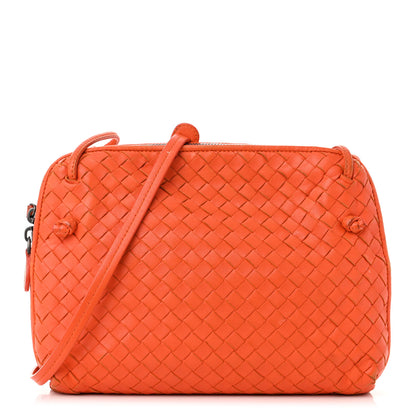 Bottega Veneta Nappa Intrecciato Nodini Crossbody Messenger Noce 1 of 10