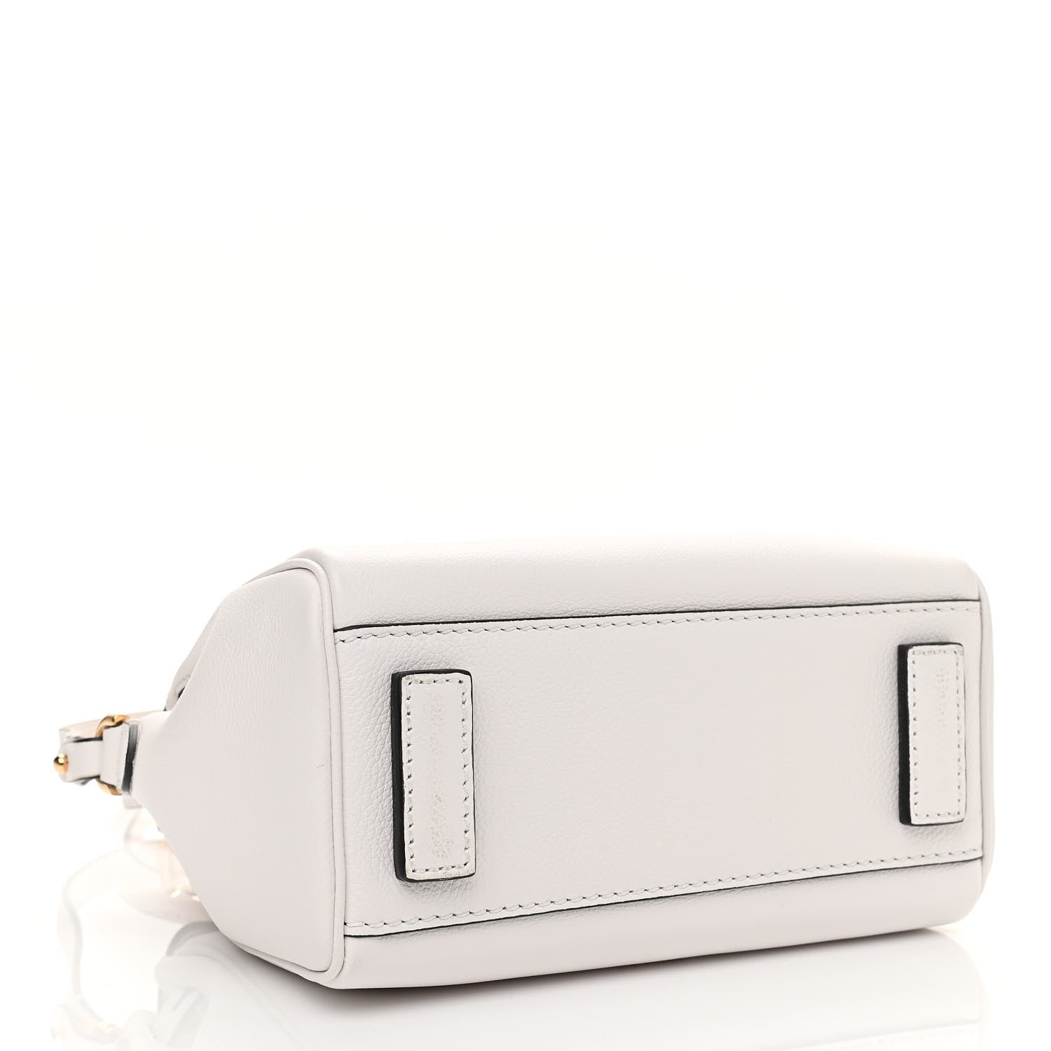 Versace Grained Calfskin Small La Medusa Top Handle Bag Optical White 4 of 10