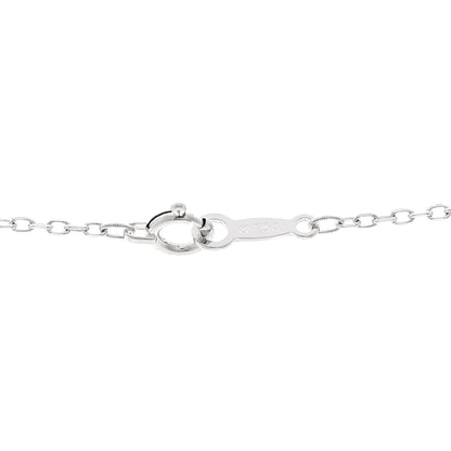 Mikimoto 18K White Gold Blue Sapphire Akoya Cultured Pearl 8-8.5mm Pendant Necklace 4 of 5