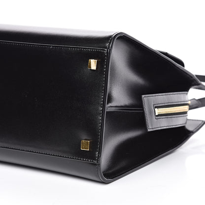 Saint Laurent Shiny Calfskin Medium Uptown Tote Black 9 of 10