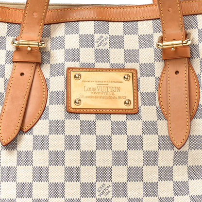 Louis Vuitton Damier Azur Hampstead MM 7 of 9