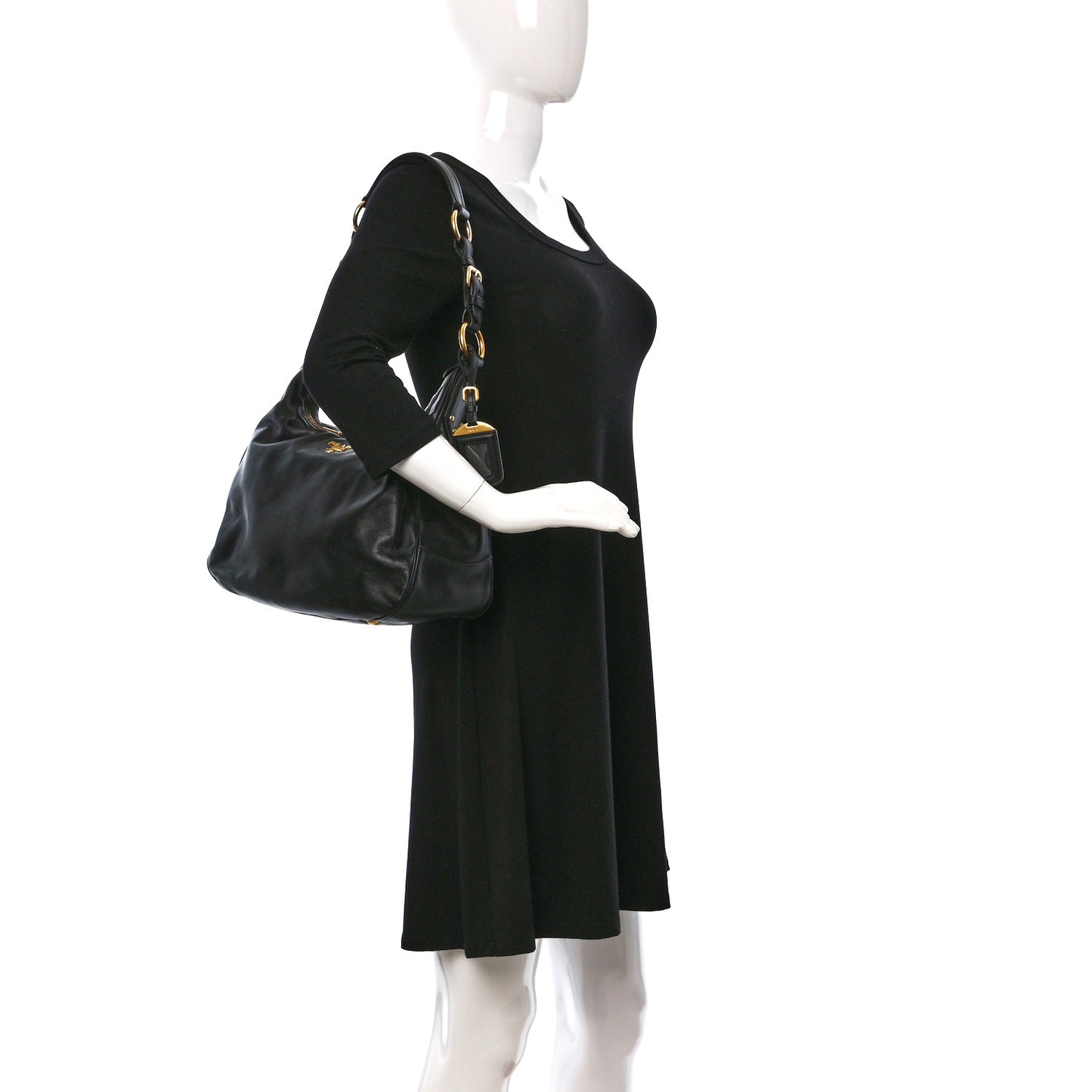 Soft Calf Hobo Black