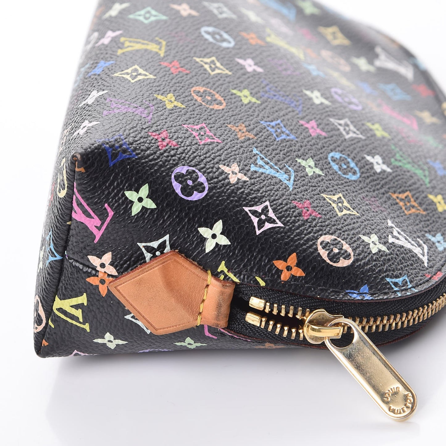 Monogram Multicolor Cosmetic Pouch Black Grenade
