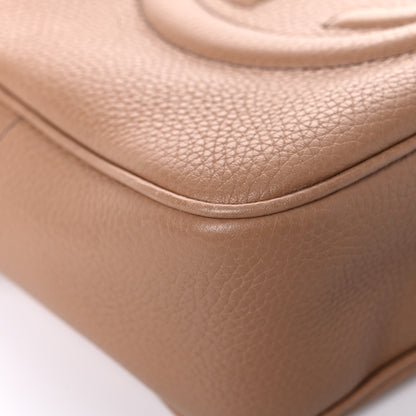 Gucci Pebbled Calfskin Small Soho Disco Bag Camelia 10 of 22