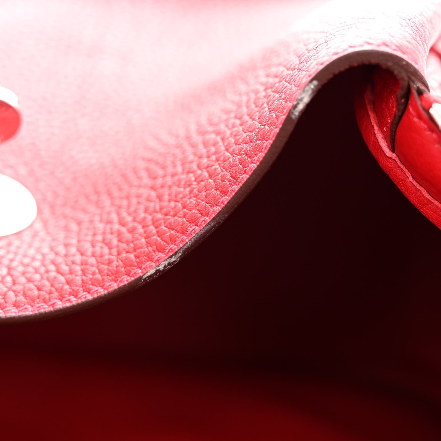 Hermes Taurillon Clemence Lindy 30 Rouge Casaque 10 of 11