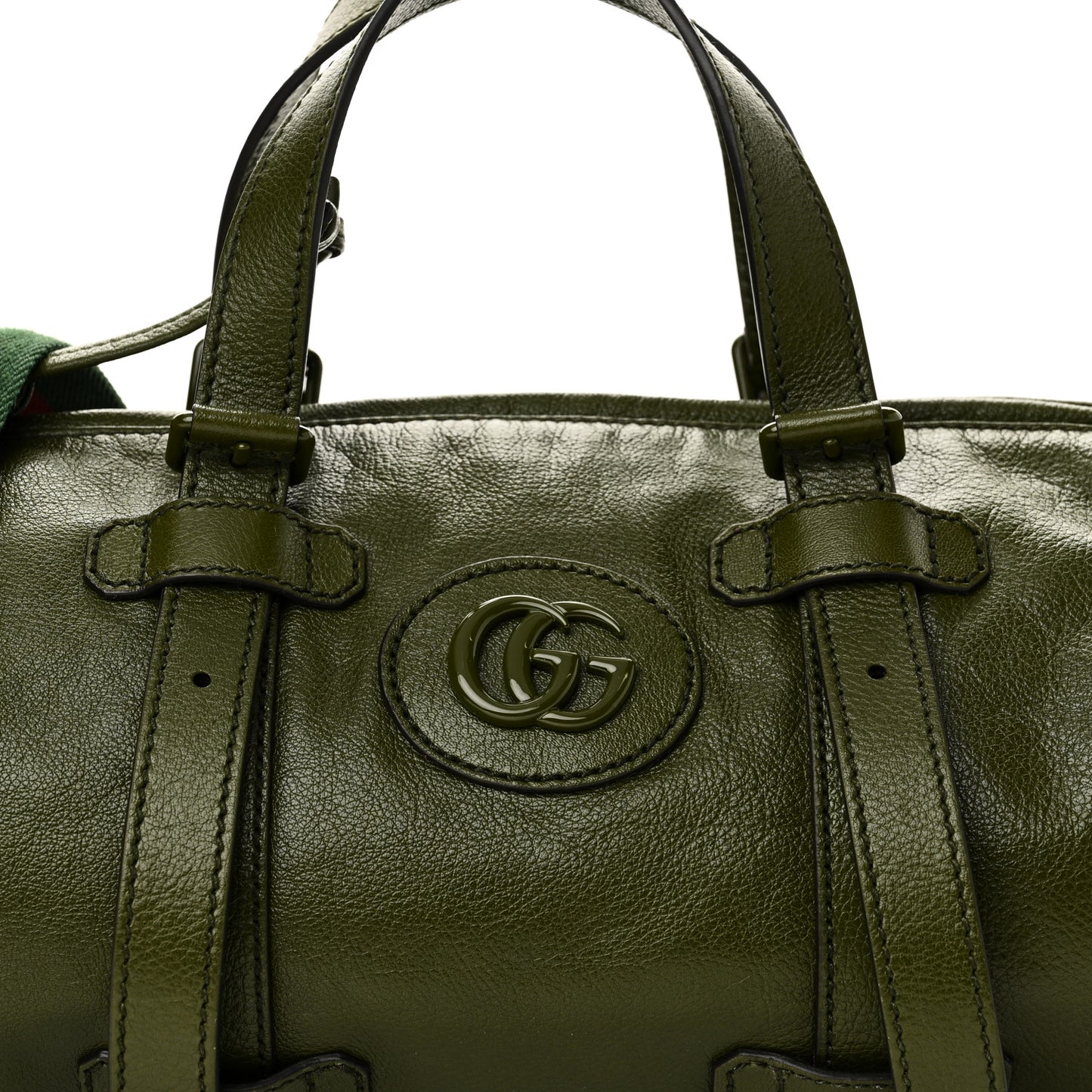 Piuma Lux Energy Monochrome Web Duffle Bag Green