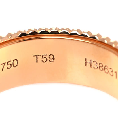 Boucheron 18K Rose White Gold Diamond Small Quatre Radiant Edition Ring 59 8.75 5 of 6