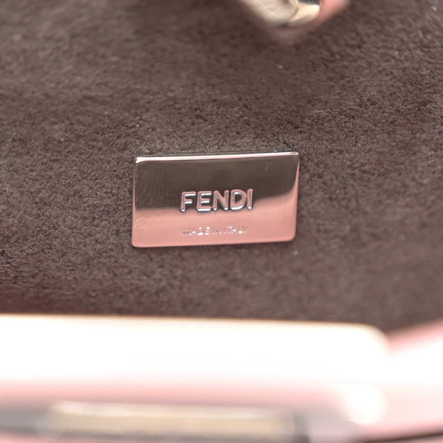 Fendi Nappa Flowerland Micro Peekaboo Iconic Satchel Bubblegum Multicolor 8 of 11