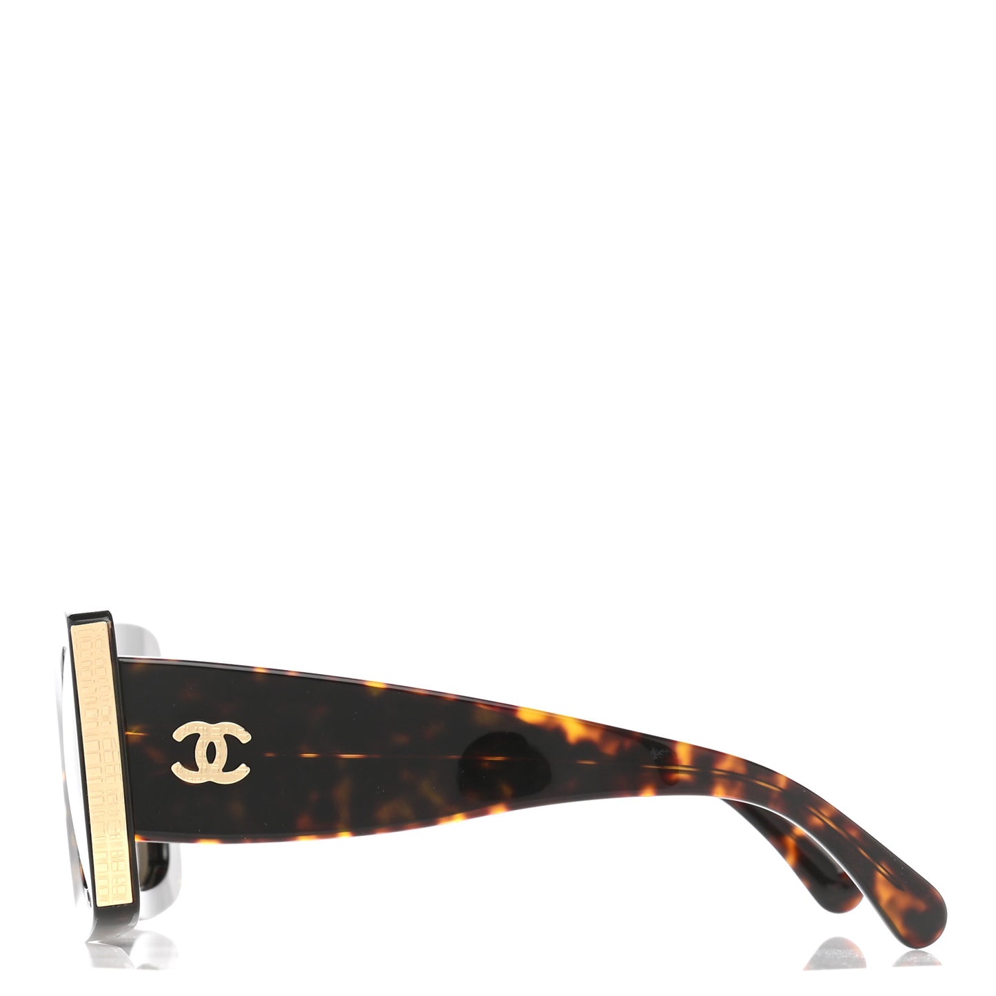 Acetate Rectangle Sunglasses 5435 Tortoise