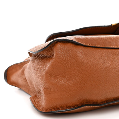 Chloe Calfskin Large Marcie Satchel Tan 10 of 13