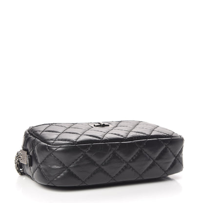 Chanel Aged Calfskin Quilted Mini Reissue Camera Case Black 4 of 11