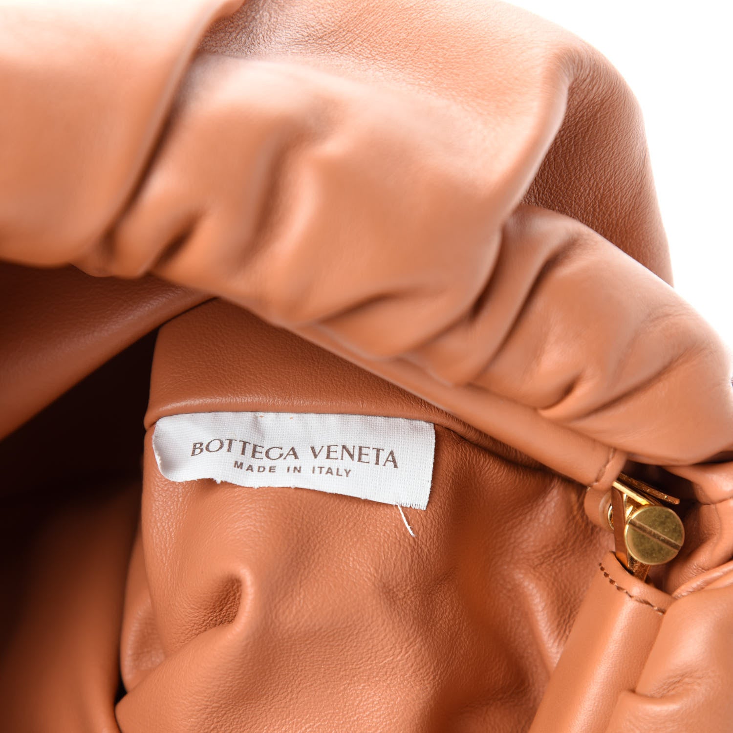 Bottega Veneta Calfskin The Pouch Chain Clay 9 of 11