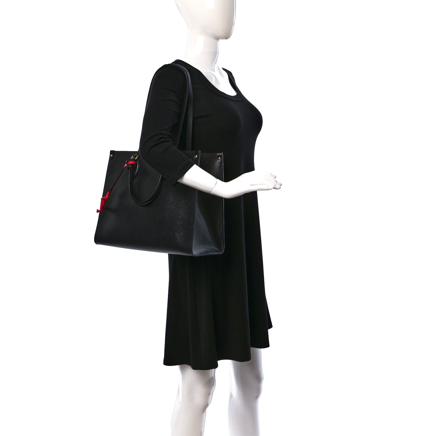 Louis Vuitton Epi Onthego MM Black 2 of 8