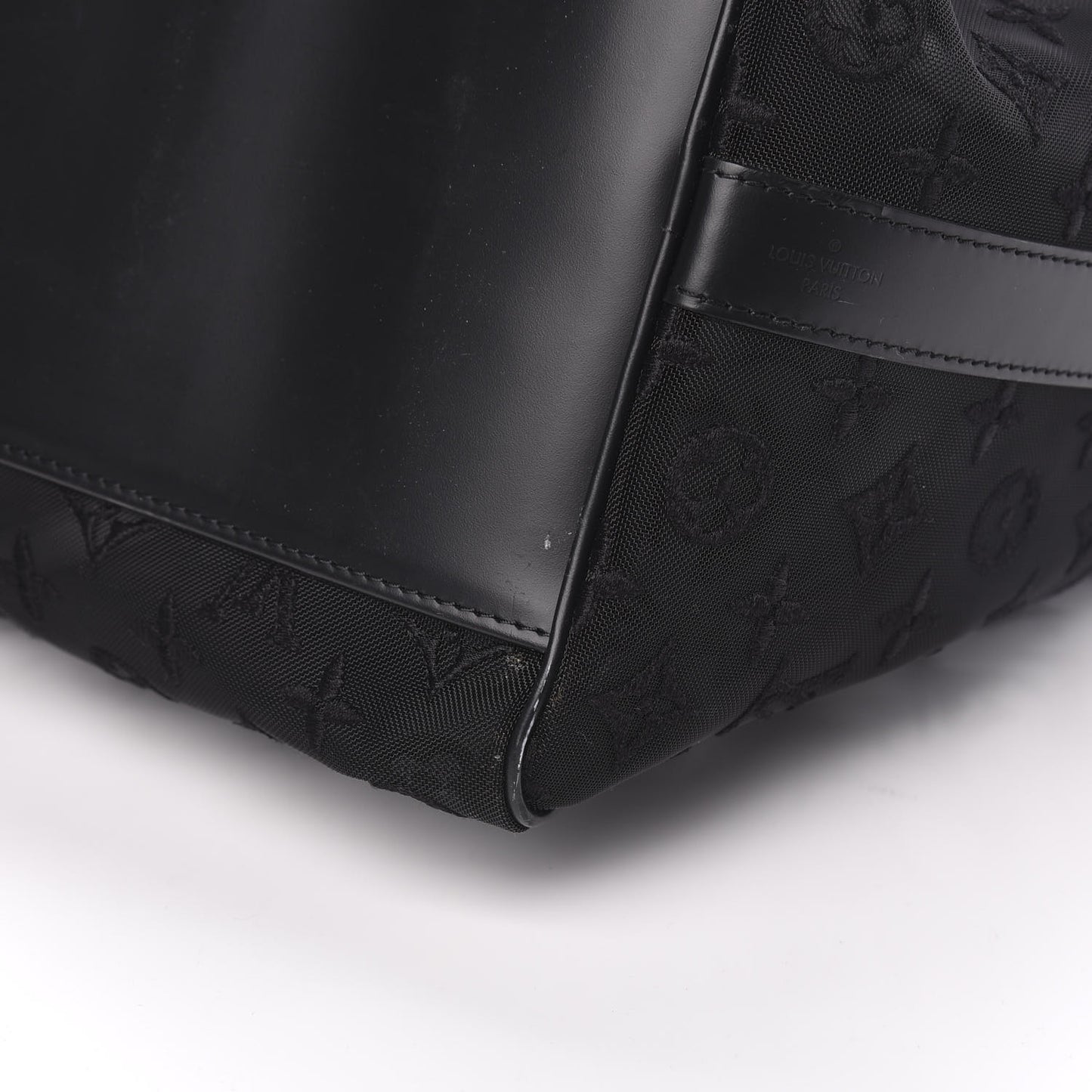 Monogram See Through Keepall Bandouliere 50 Black