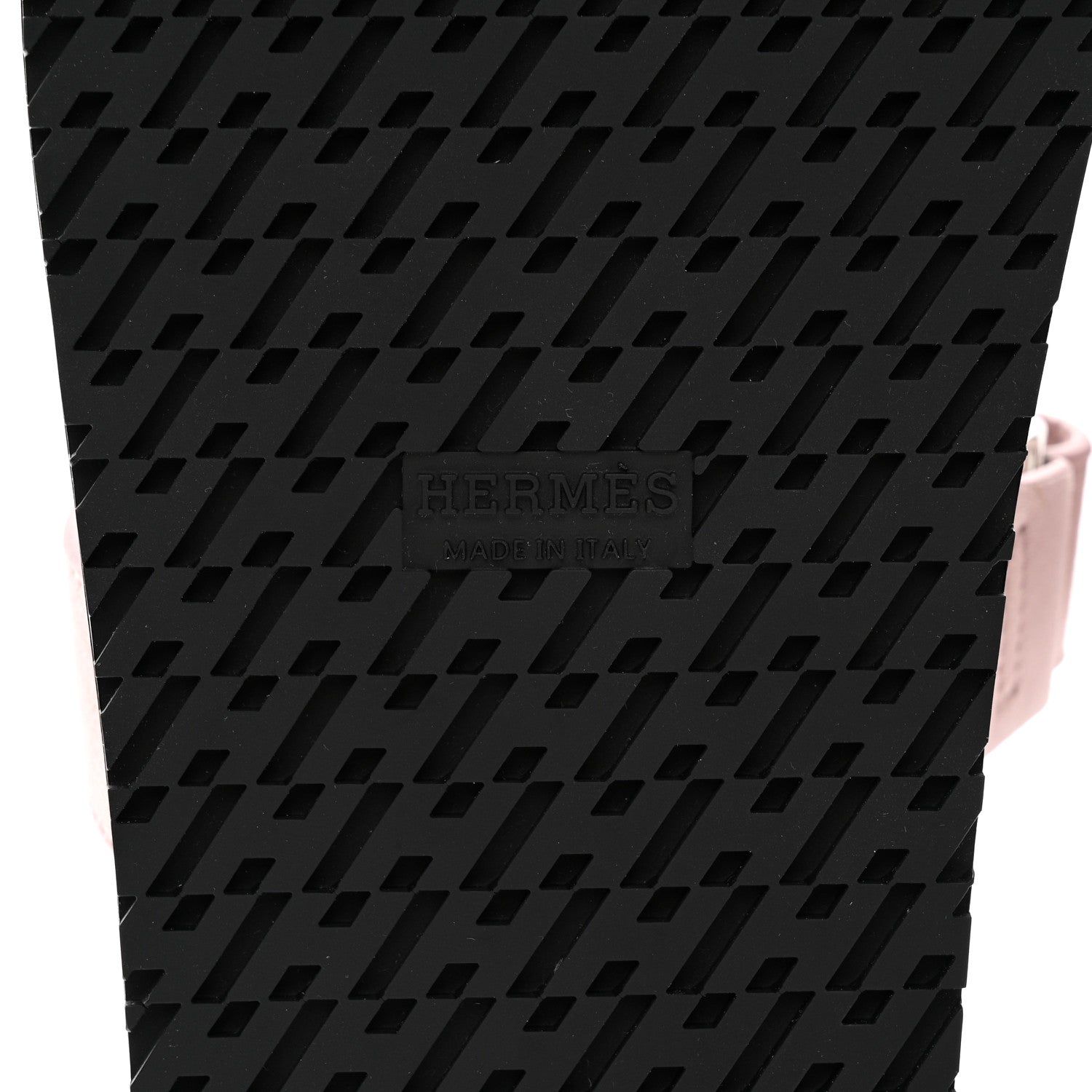 Hermes Suede Goatskin Womens Chypre Sandals 38 Rose Porcelaine 8 of 9